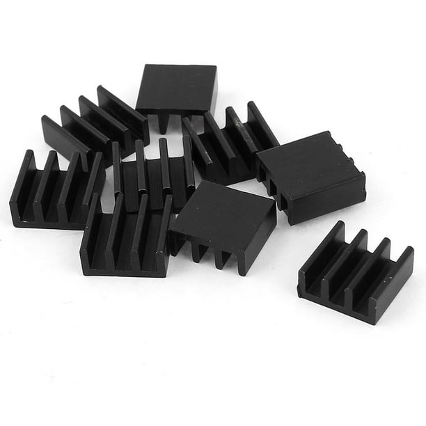 uxcell 5Pcs 35mm x 35mm x 10mm Aluminum Heatsink Heat Diffuse Cooling Fin Silver Tone uxcell 5Pcs 35mm x 35mm x 10mm Aluminum Heatsink Heat Diffuse Cooling Fin Silver Tone